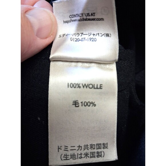 Eddie Bauer Men’s Wool Dress Pants 38 Charcoal Gray Relaxed Fit Classic - Picture 9 of 16